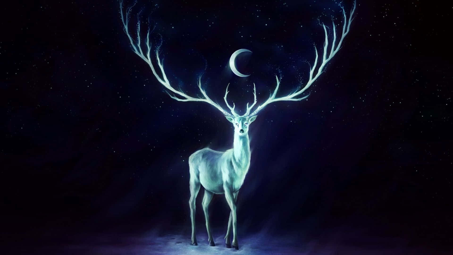 Anime Wilderness: 4K Wallpaper for PC - Majestic Deer in Nature - Free  Download