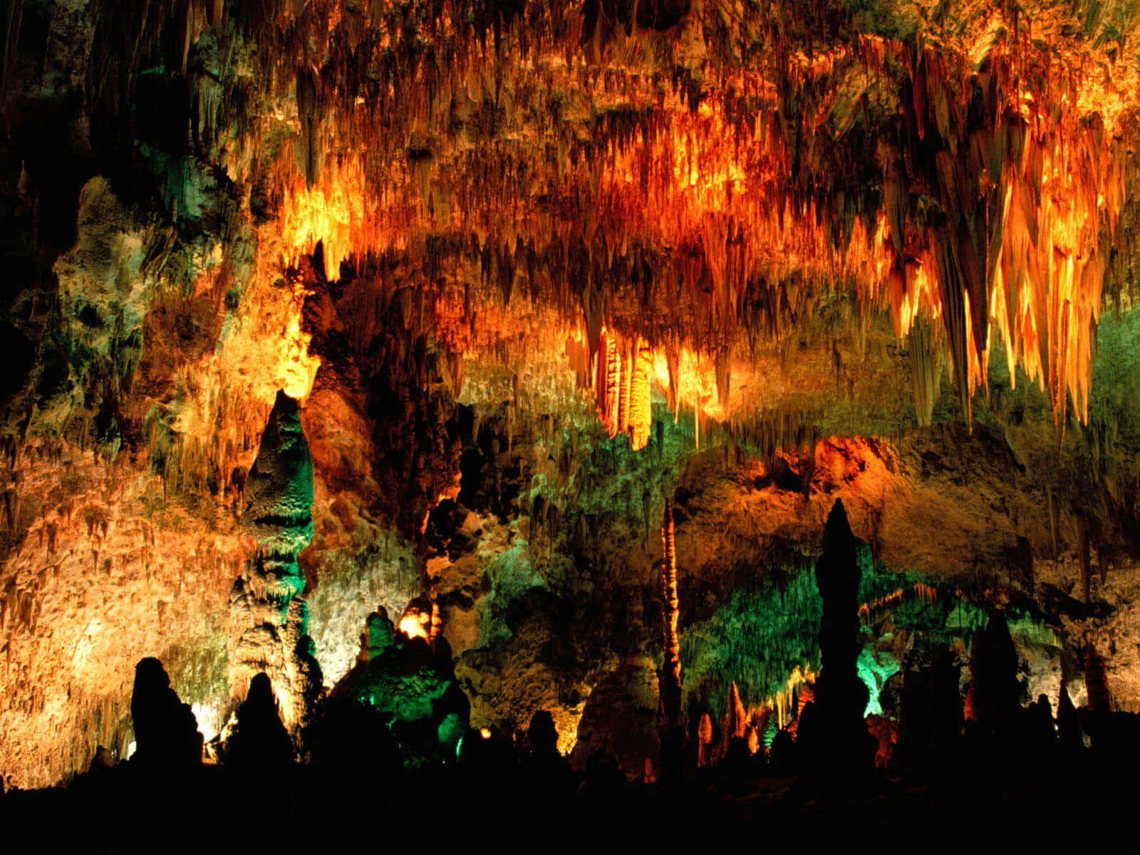Cool Deposits Carlsbad Caverns National Park Wallpaper