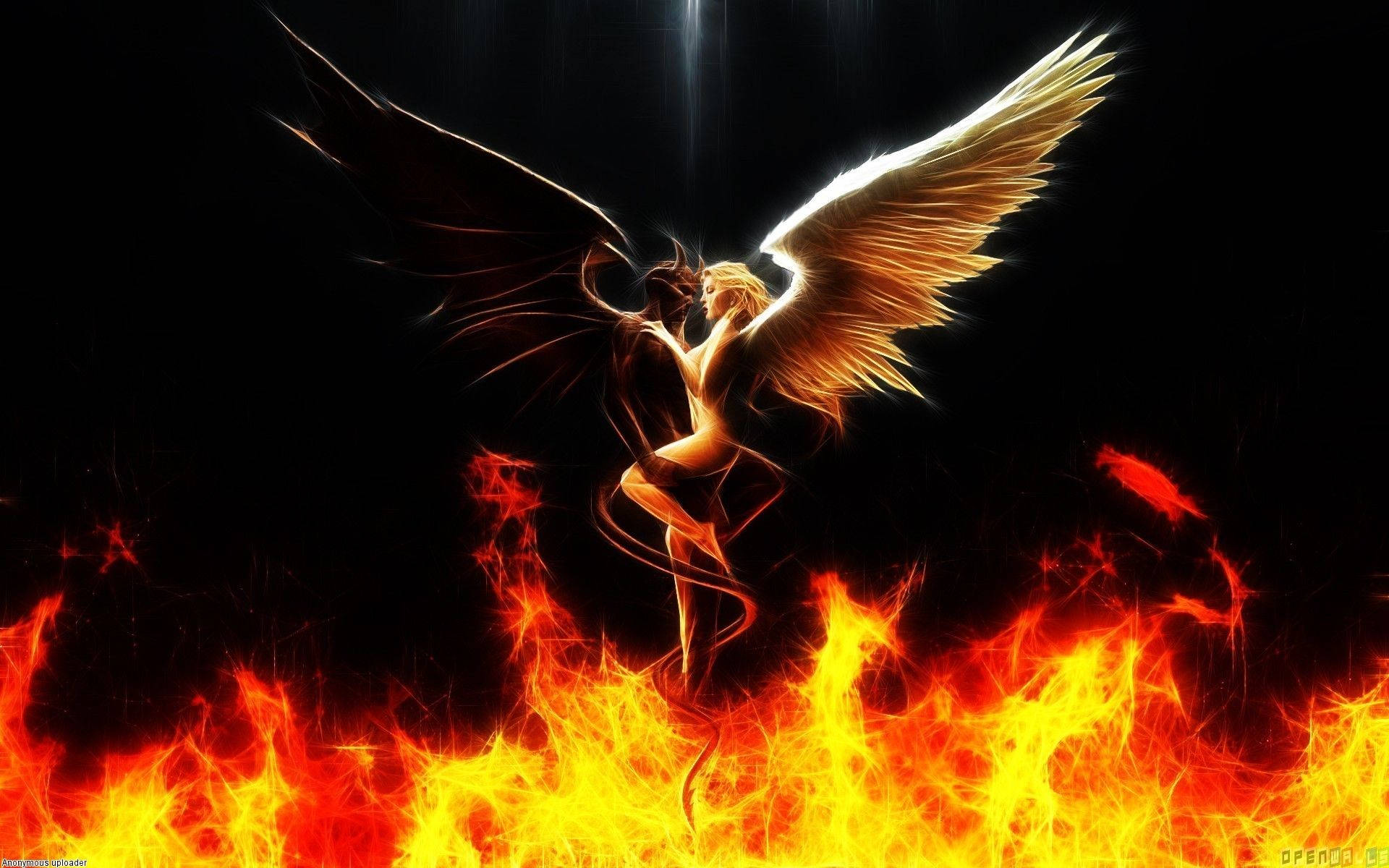 Share 157+ angel demon wallpaper super hot - xkldase.edu.vn