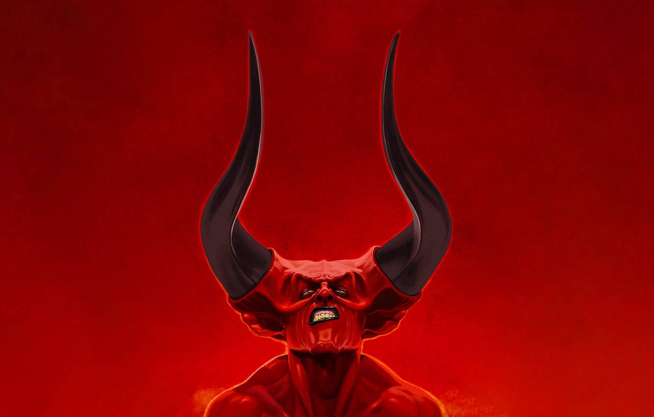 Cool Devil Long Horn Wallpaper