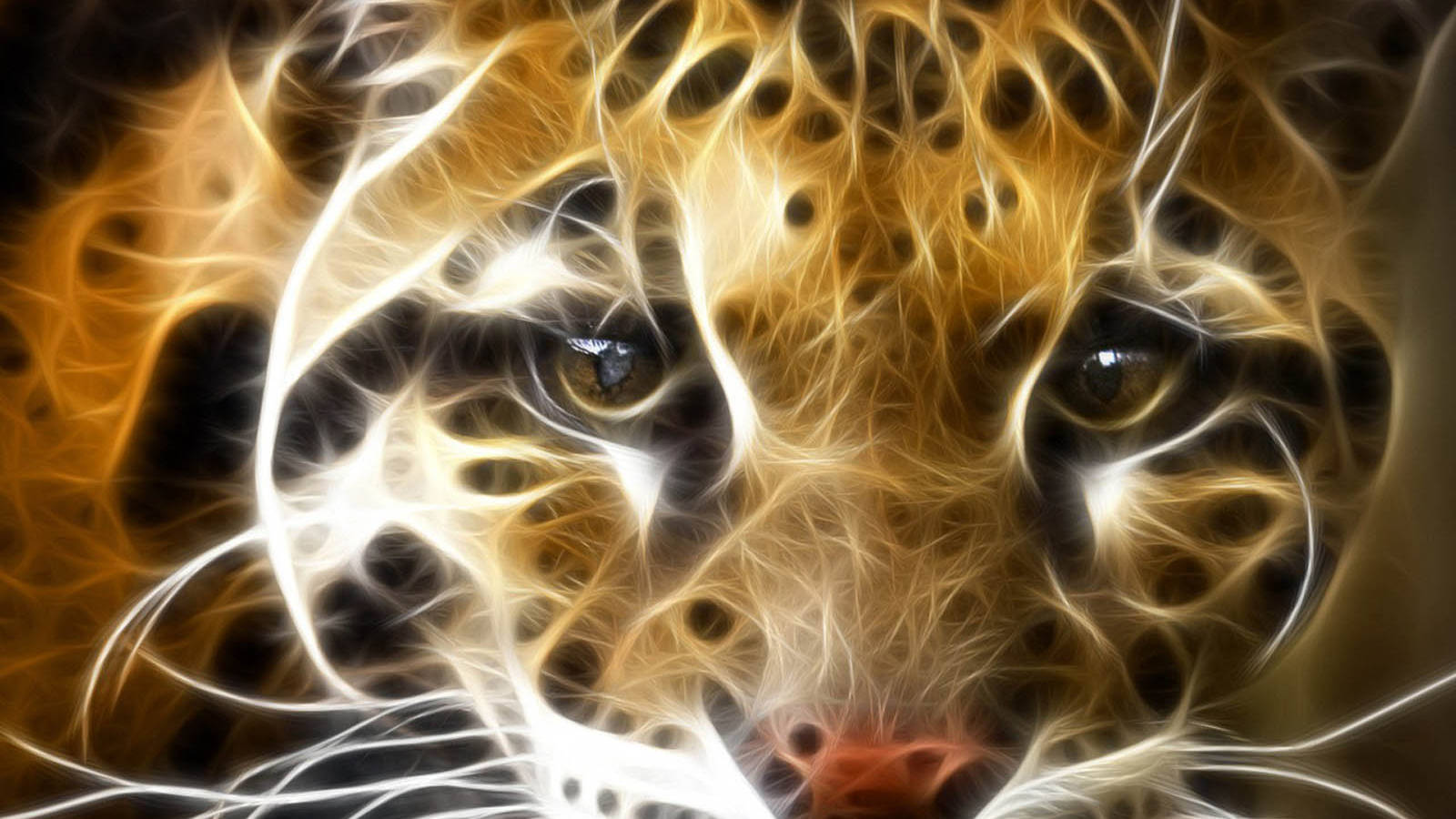 Cool Digital Art Of Young Tiger Background