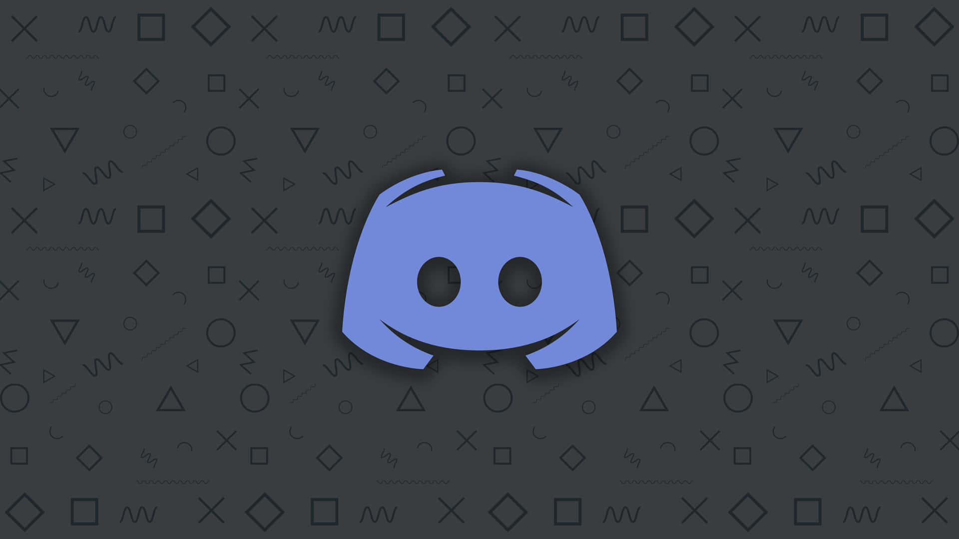Cool Discord Blue Logo Icon Wallpaper