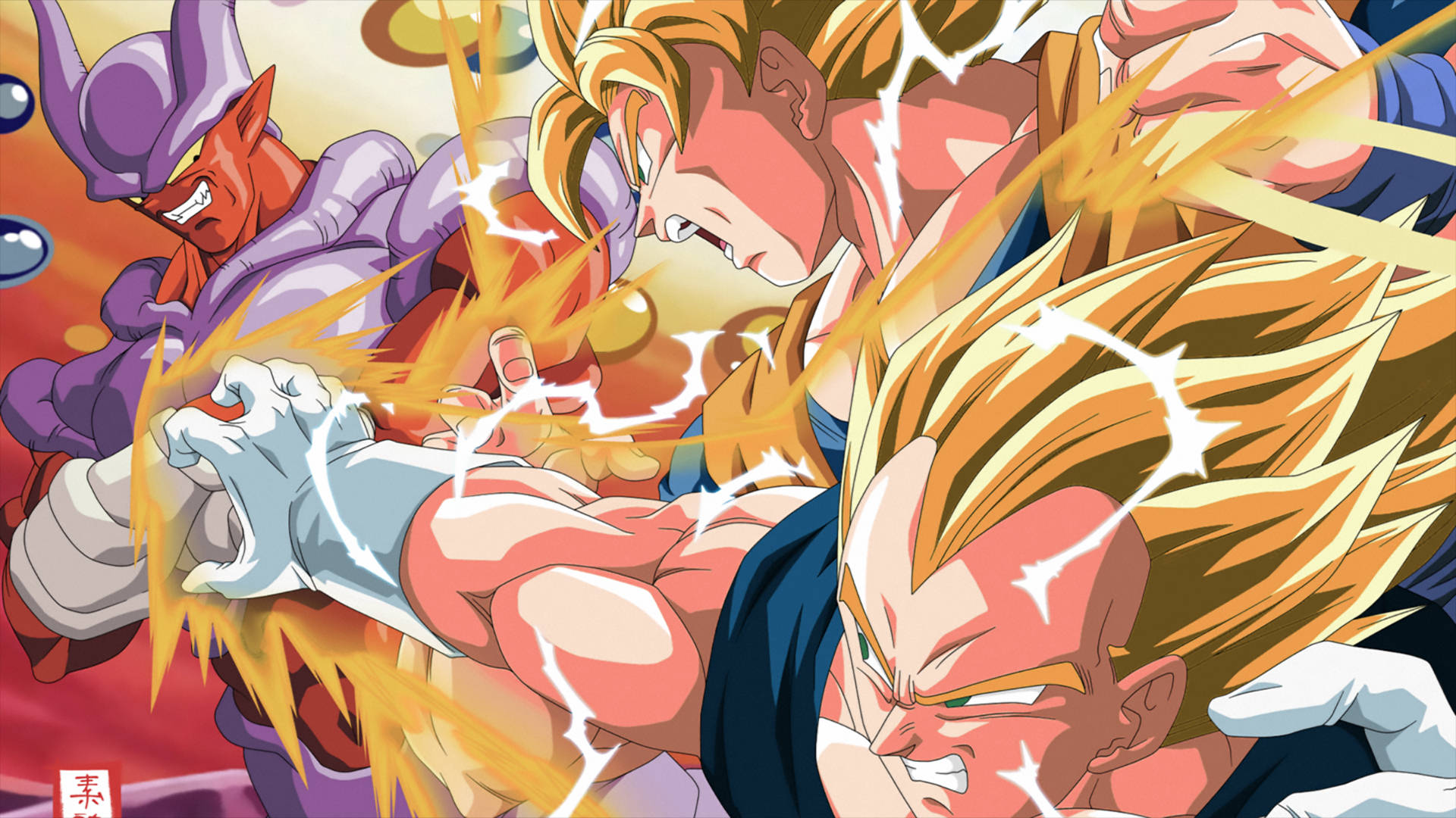 Kølig Dragon Ball Z kamp Wallpaper