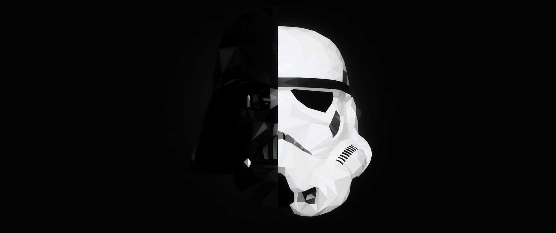 Star Wars Darth Vader And Stormtrooper Cool Dual Monitor Wallpaper