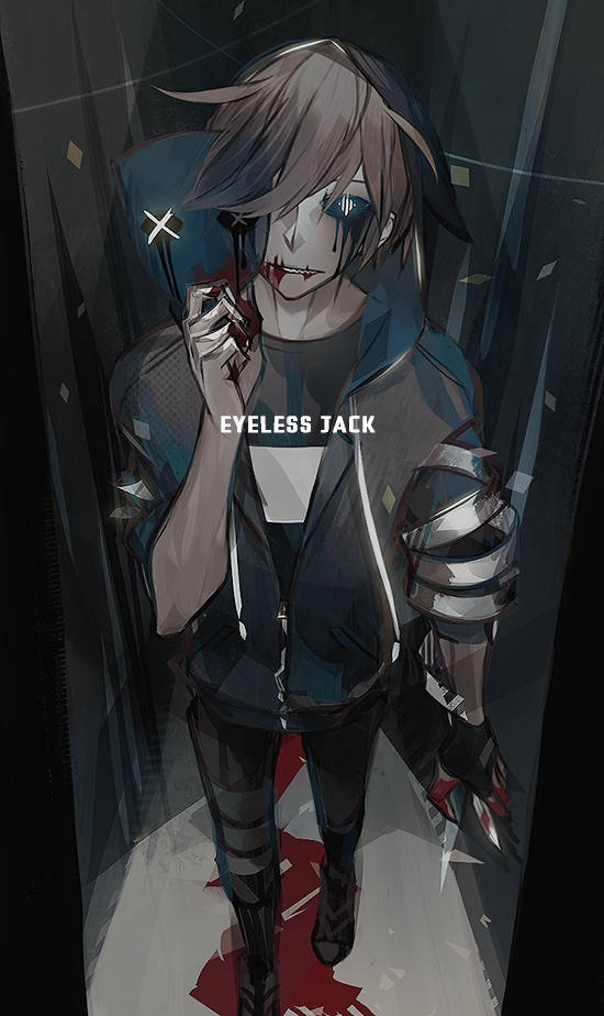 Cool Eyeless Jack Digital Art Wallpaper