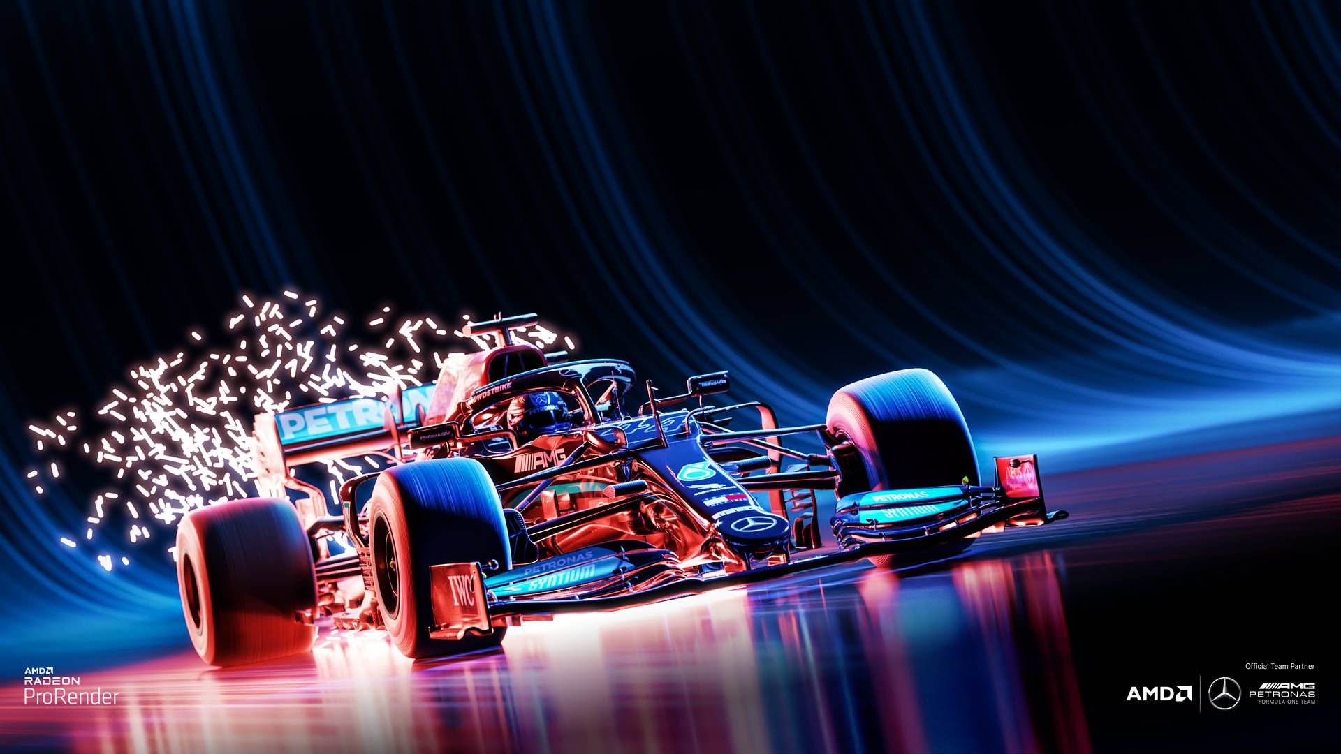 Cool F1 Sparks Wallpaper