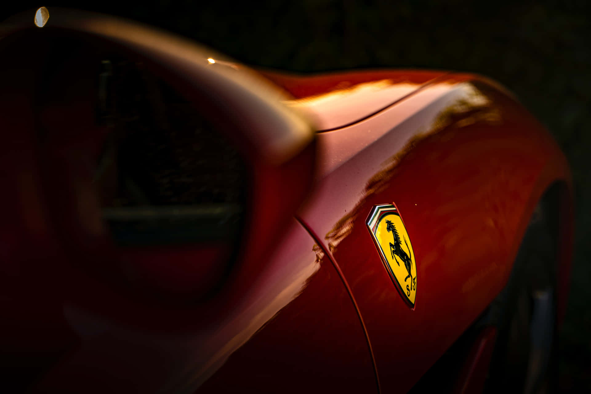 Hastighetenoch Stilen Hos Coola Ferrari-bilar. Wallpaper