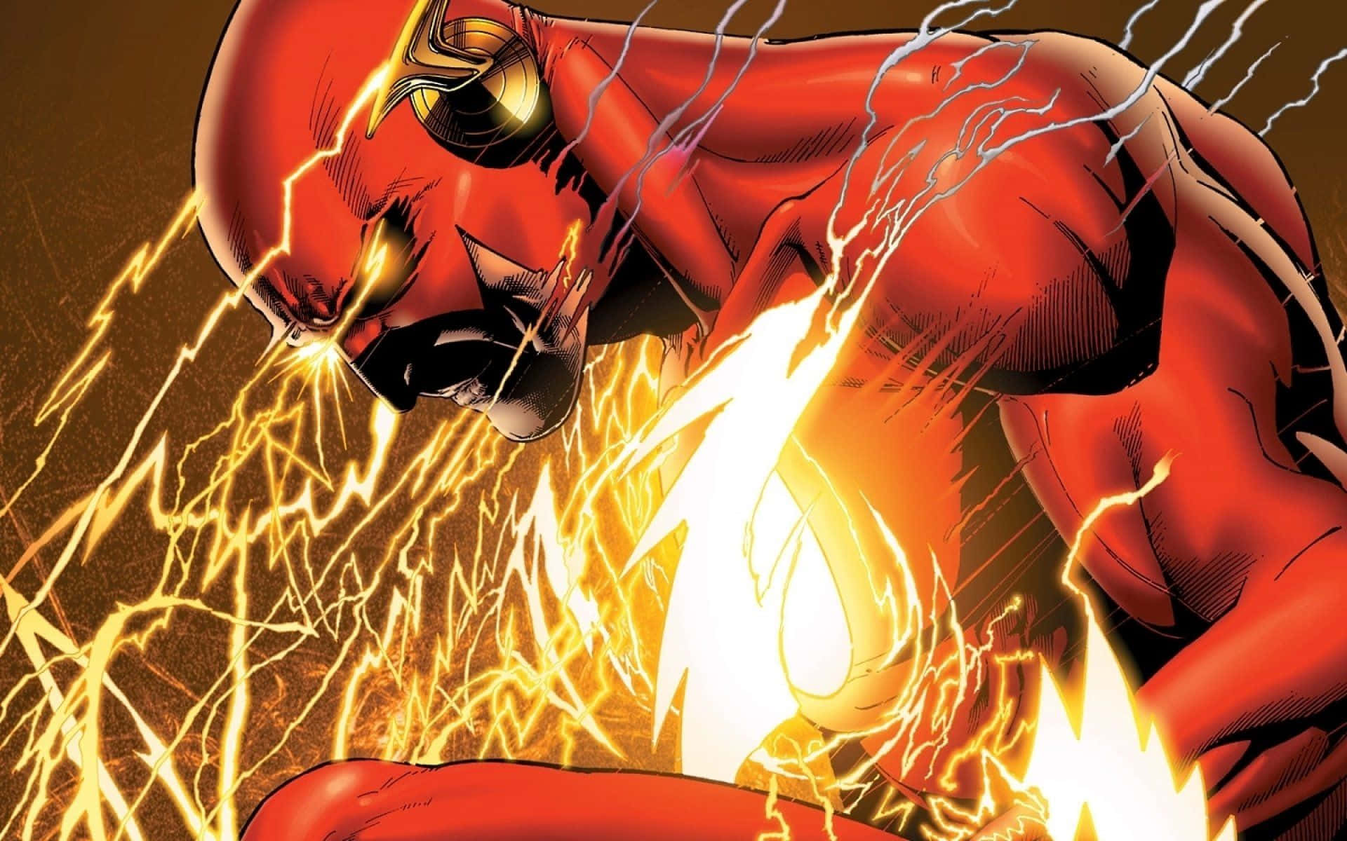 Fådin Superhjälte På Med Cool Flash! Wallpaper