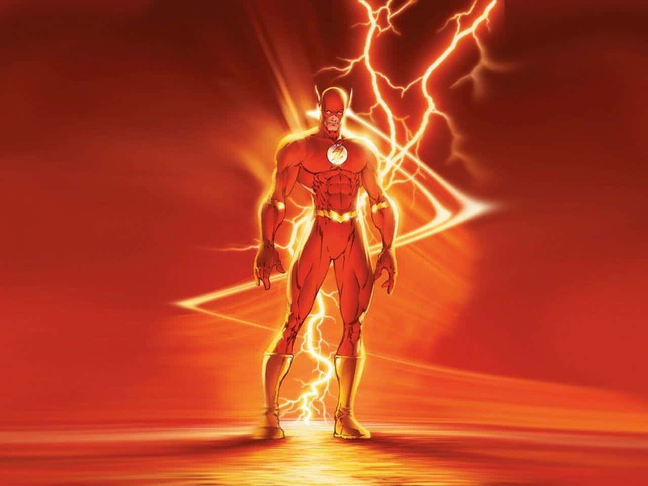 Cool Flash Animated Red Lightning Wallpaper
