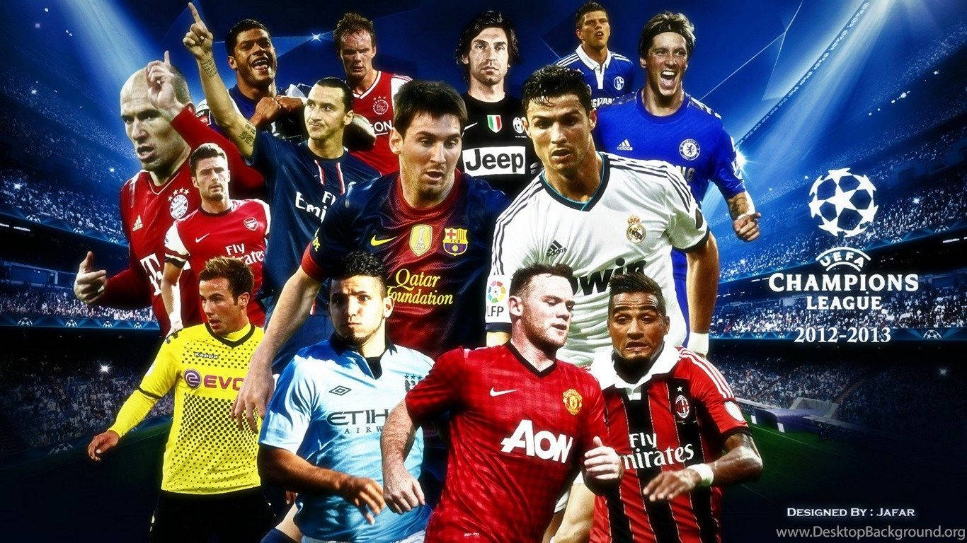 Cool Fodbold Champions League Wallpaper