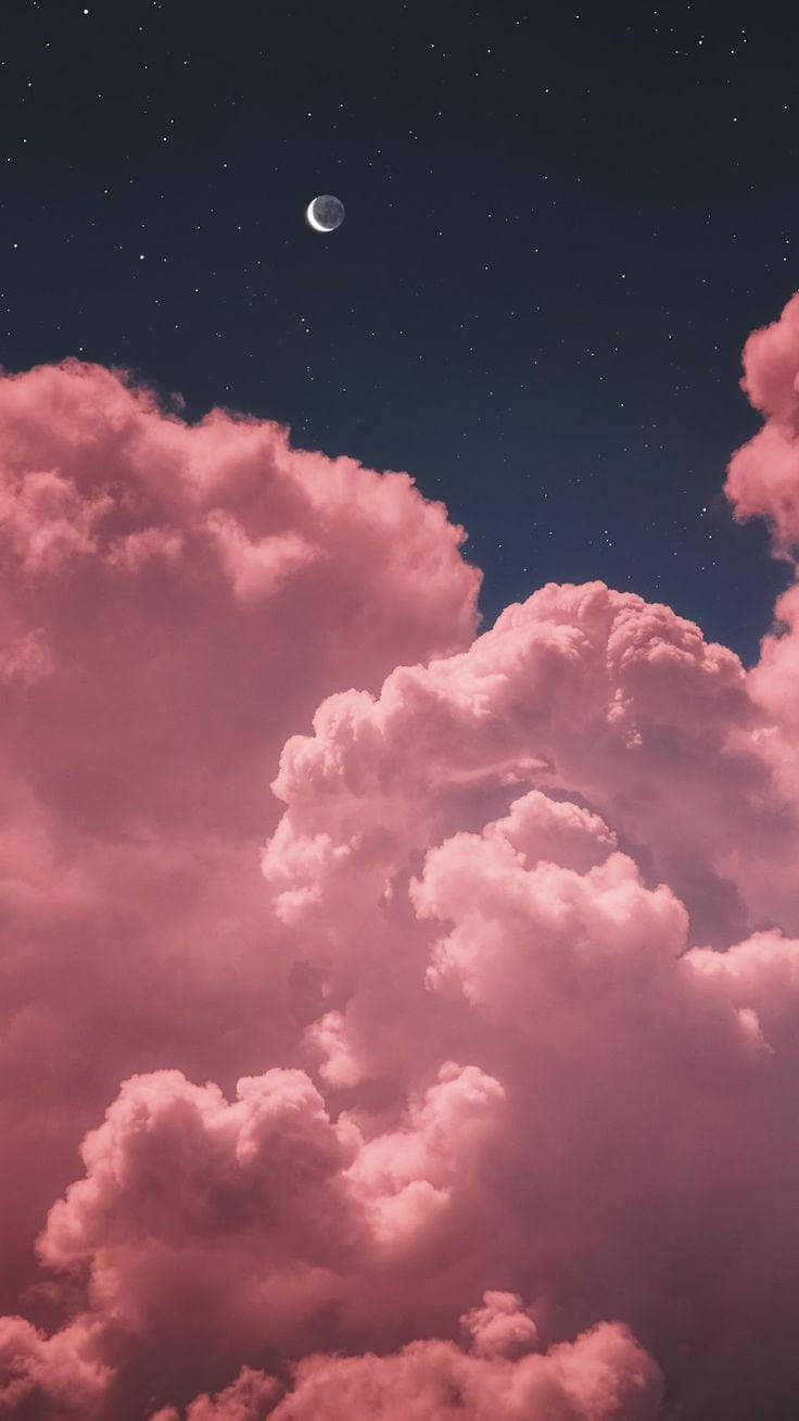 Cool For Girls Pink Clouds Wallpaper