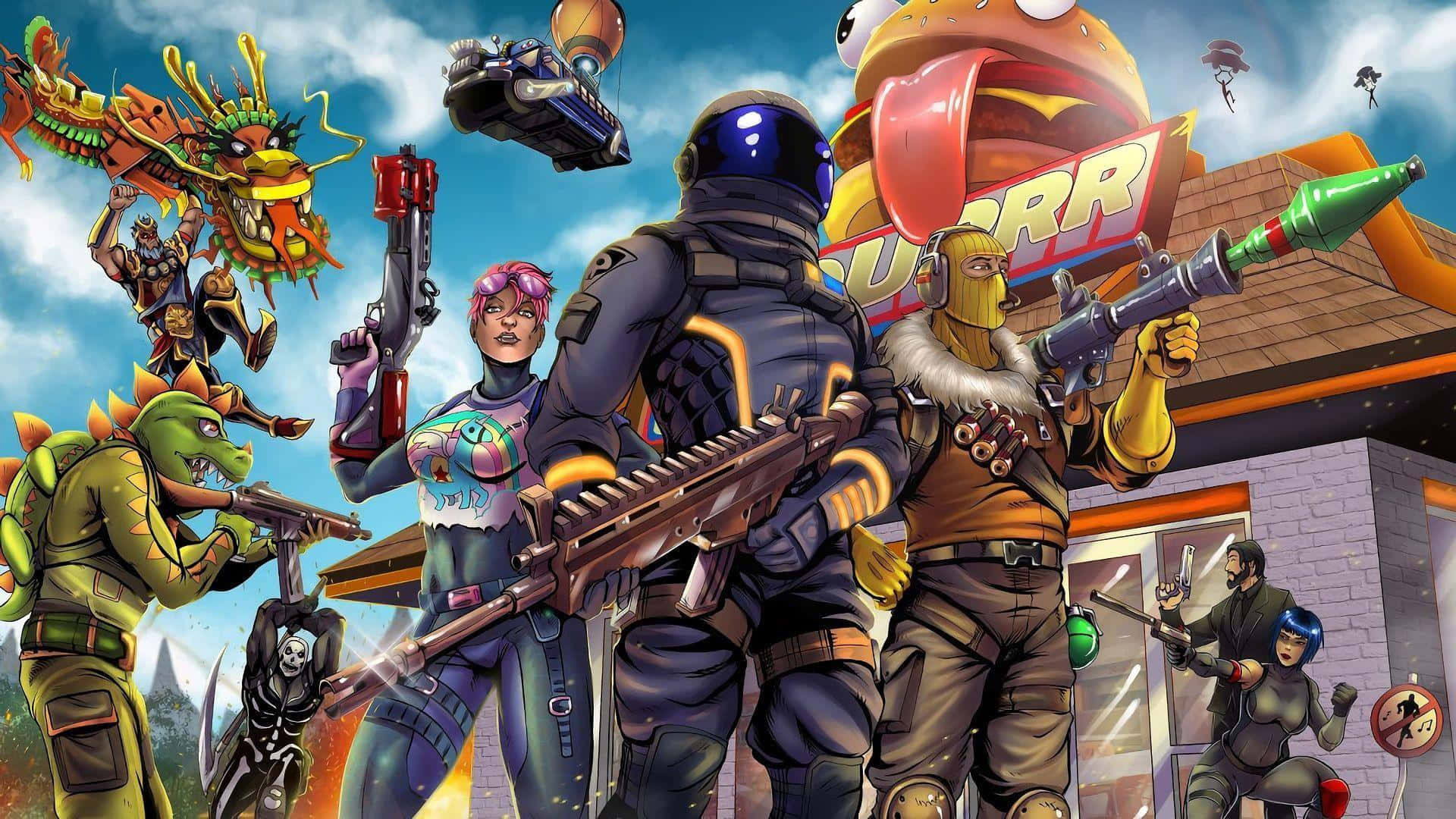 Cool Fortnite Background