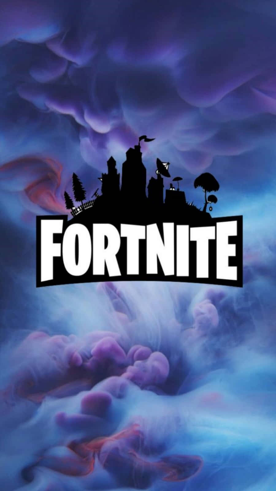 Epic Battle in Fortnite Logo Wallpaper