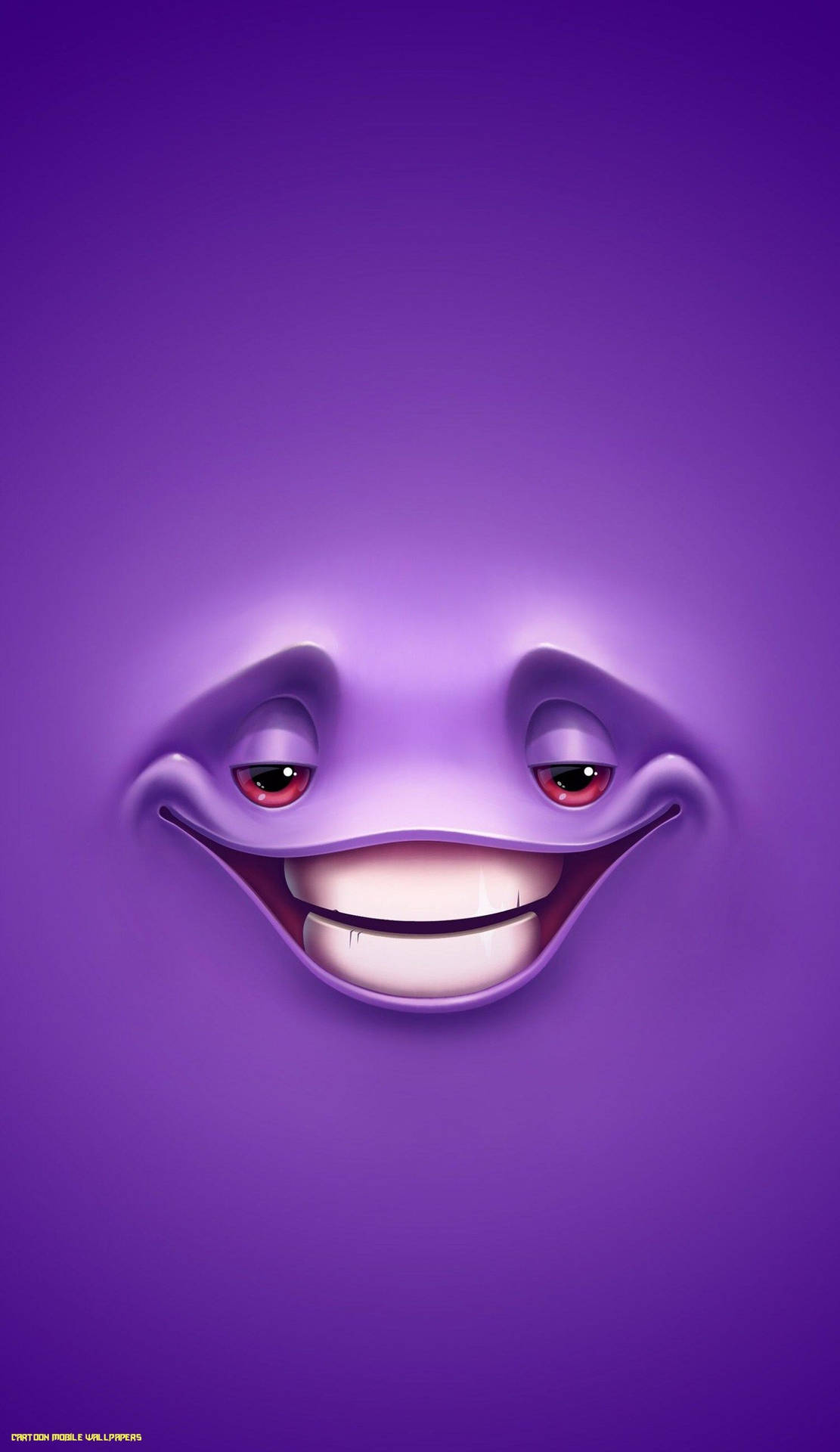 Coolelustige Violette Gesicht Wallpaper