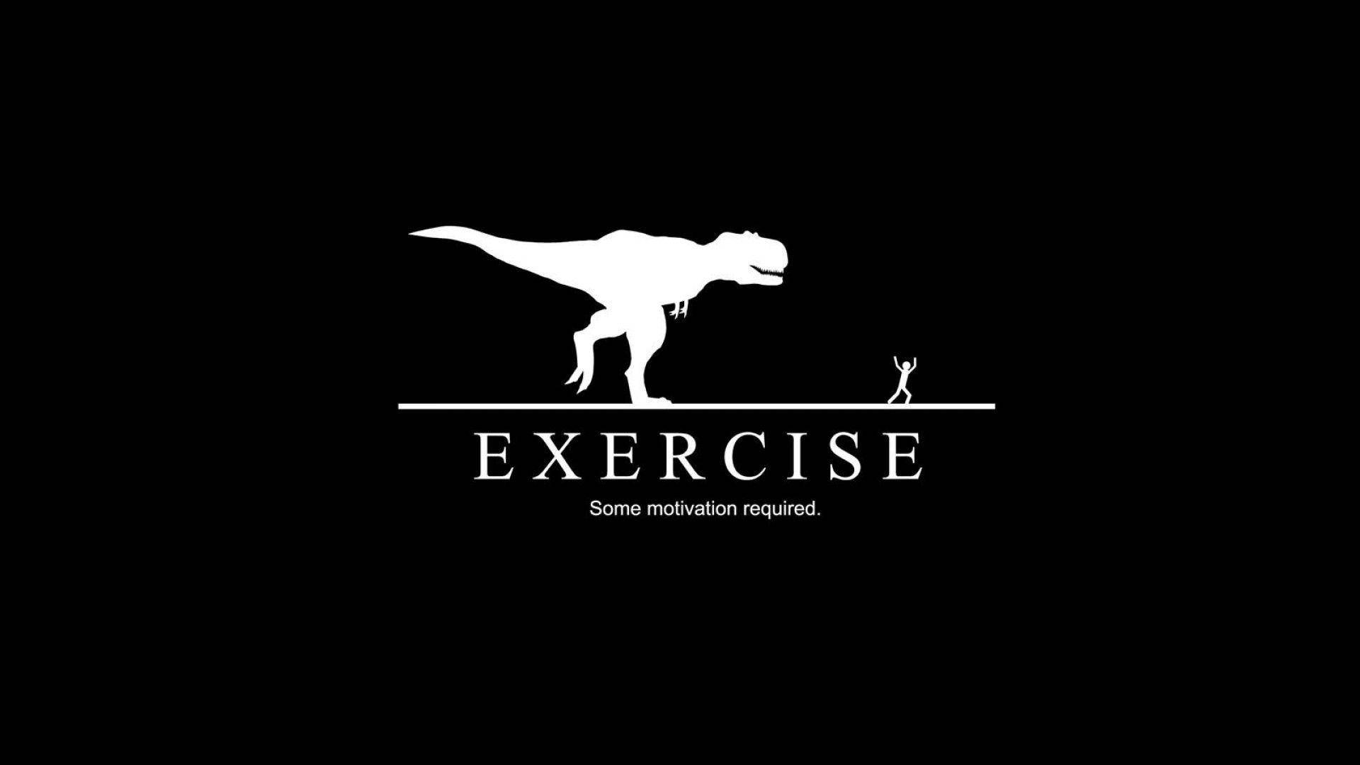 Cool Funny Exercise Motivation Wallpaper
