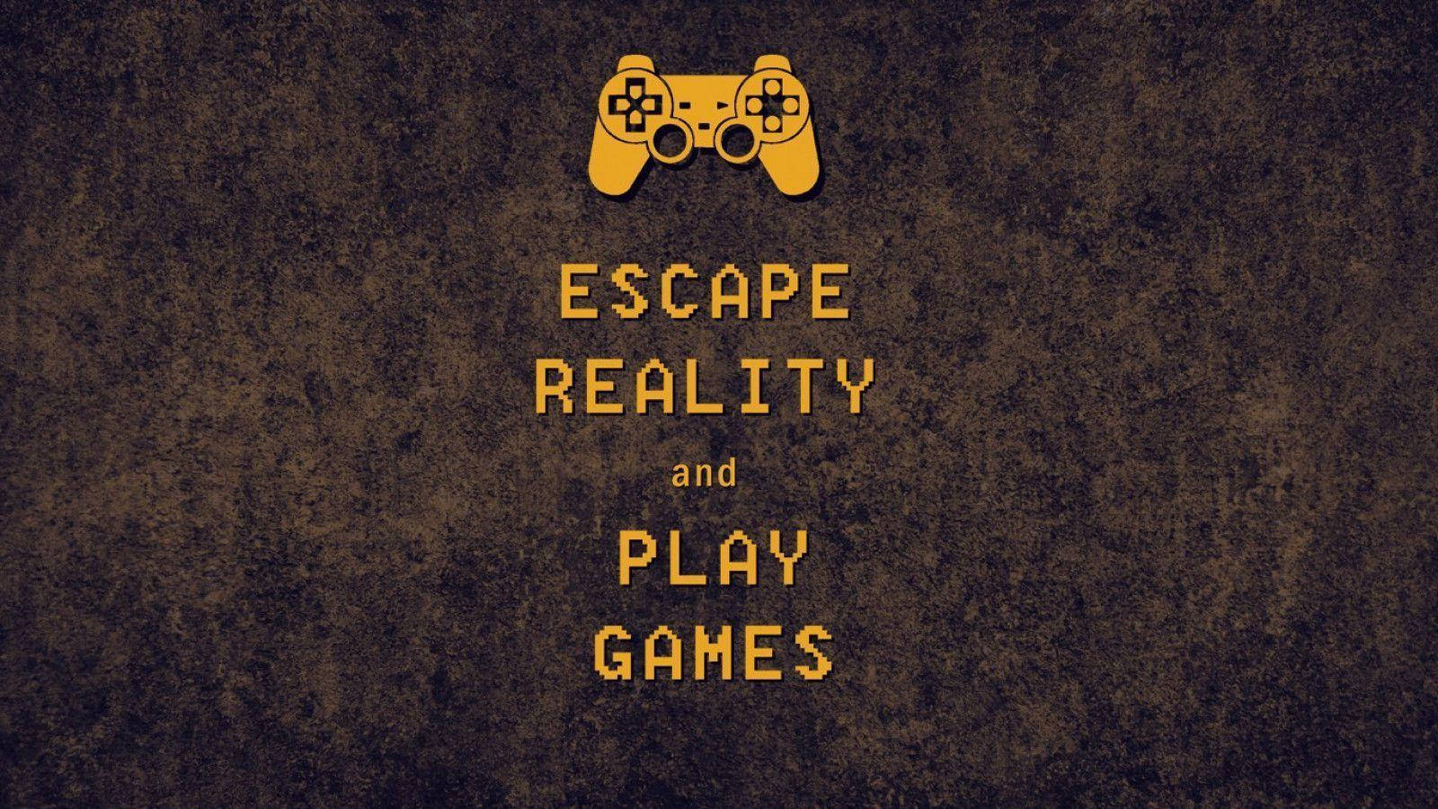 Citagenial De Escape De La Realidad En Los Videojuegos. Fondo de pantalla