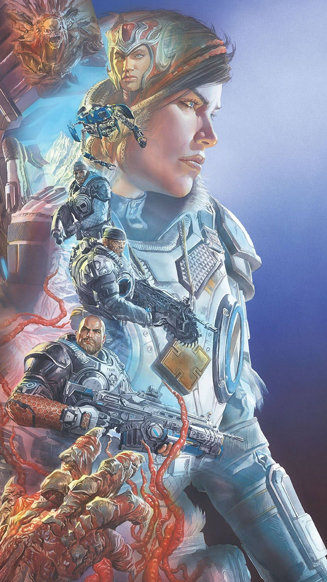 Et dække til Gear of War 3 Wallpaper