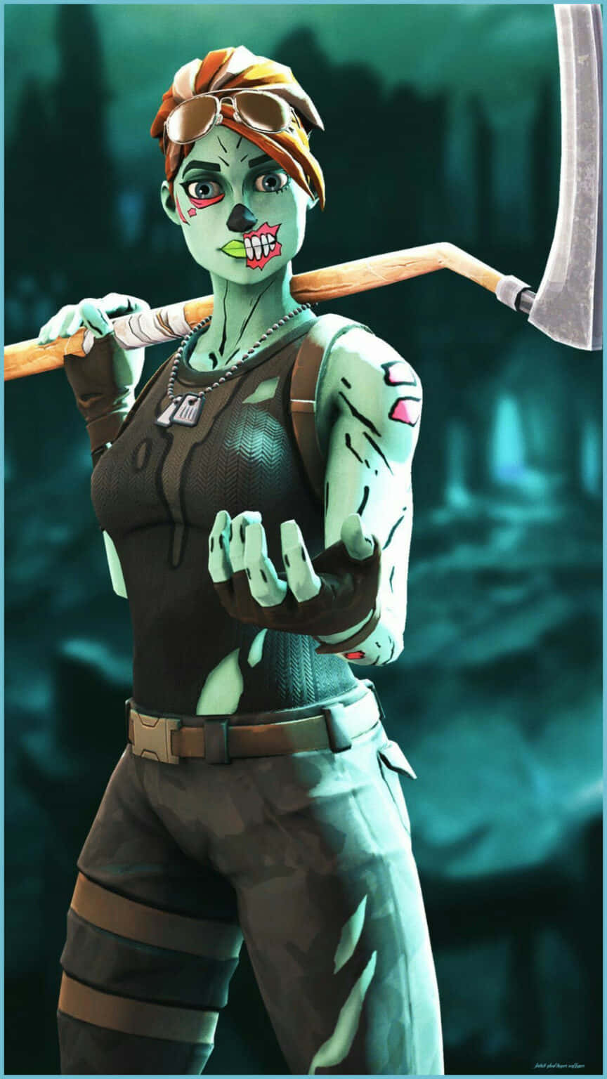 Zombie Avengers - A Zombie With An Axe Wallpaper