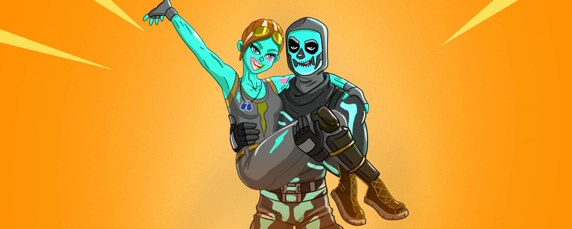 "Cool Ghoul Trooper -- The Perfect Blend of Terror&Allure" Wallpaper