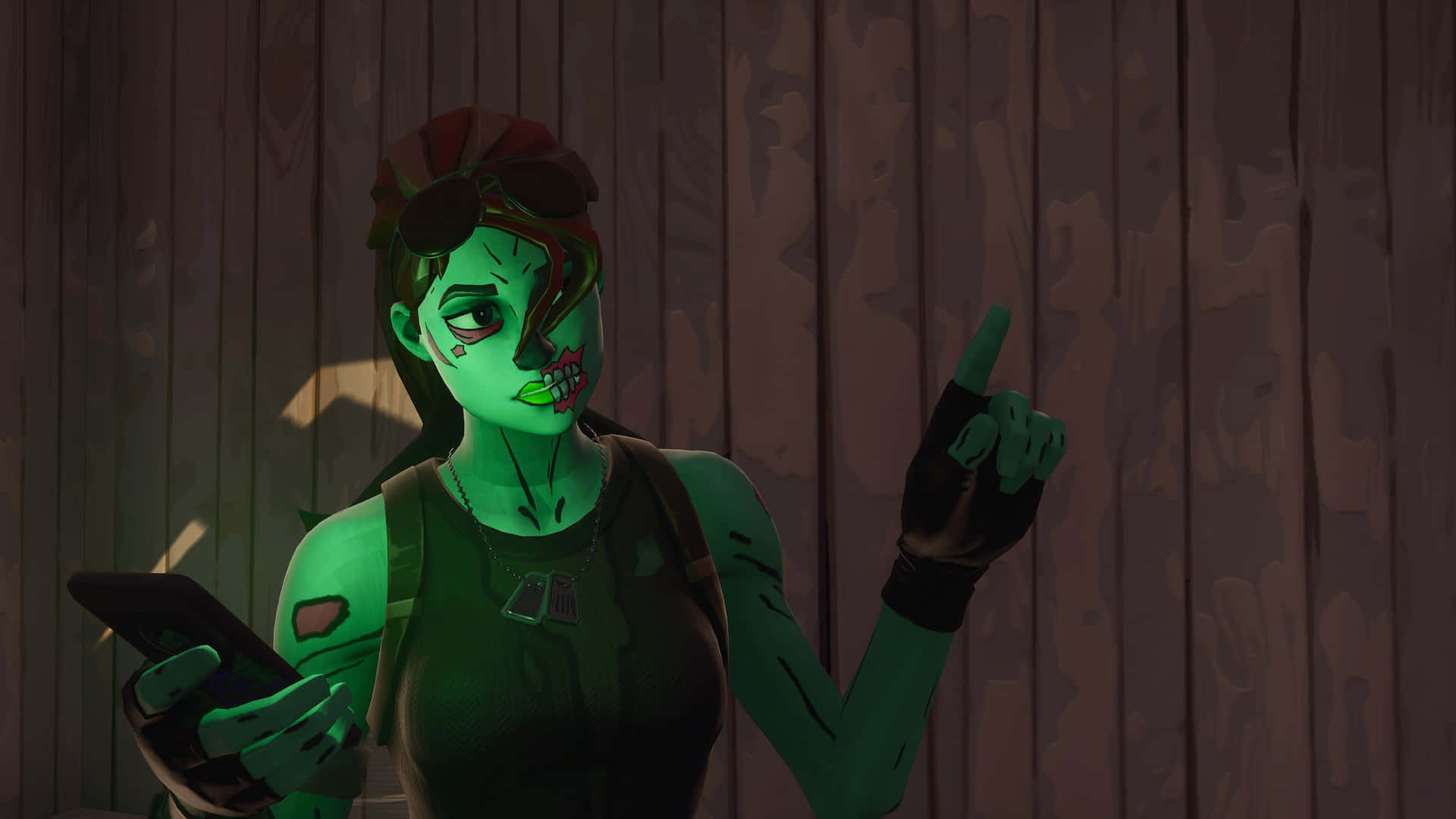 Get ready for battle in the Cool Ghoul Trooper skin Wallpaper