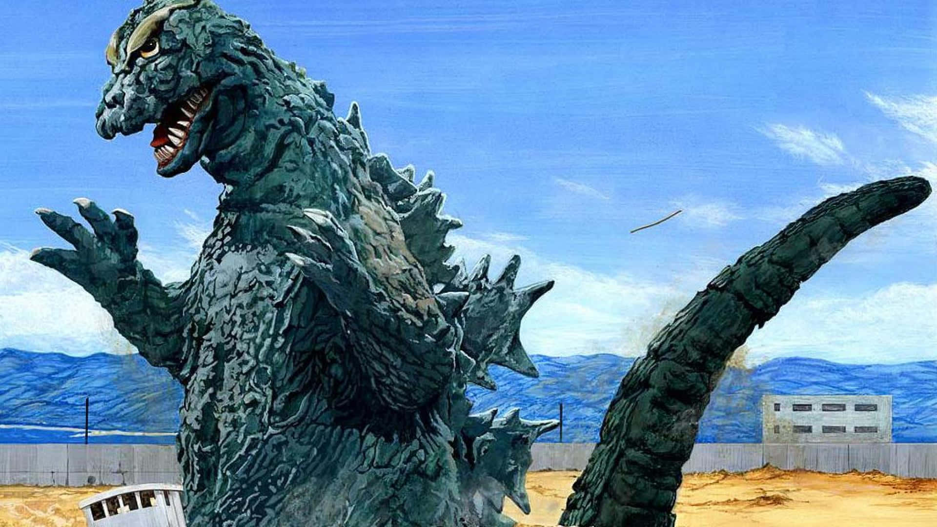 Snyggvintage Godzilla Wallpaper