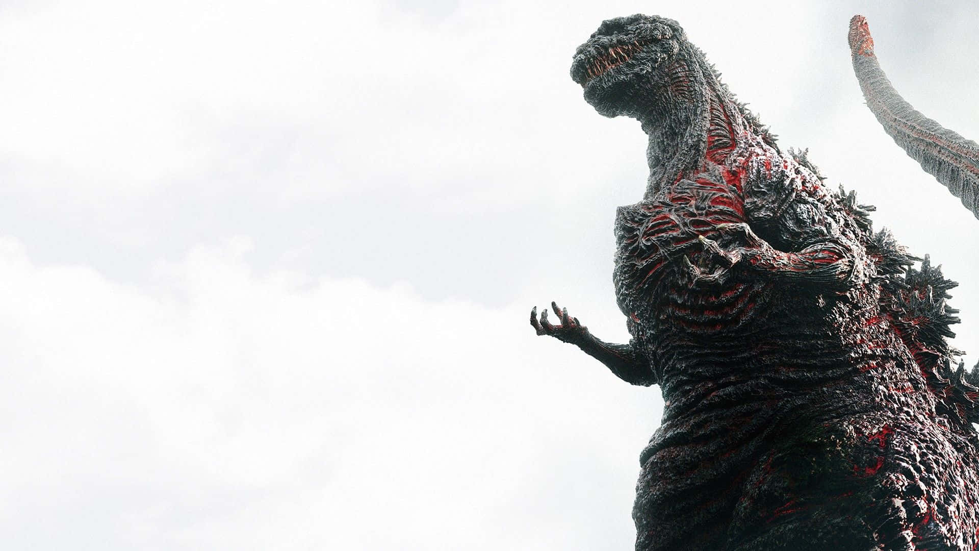 Fantasticaimmagine Di Godzilla In Primo Piano Sfondo
