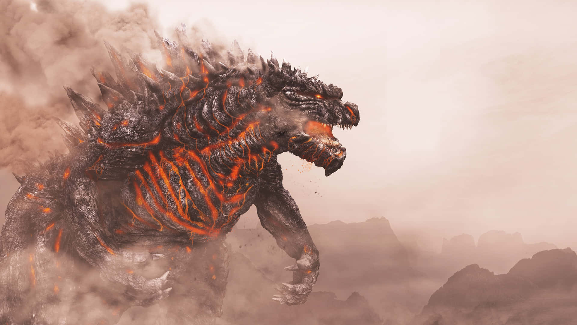 Cool And Powerful Godzilla Wallpaper