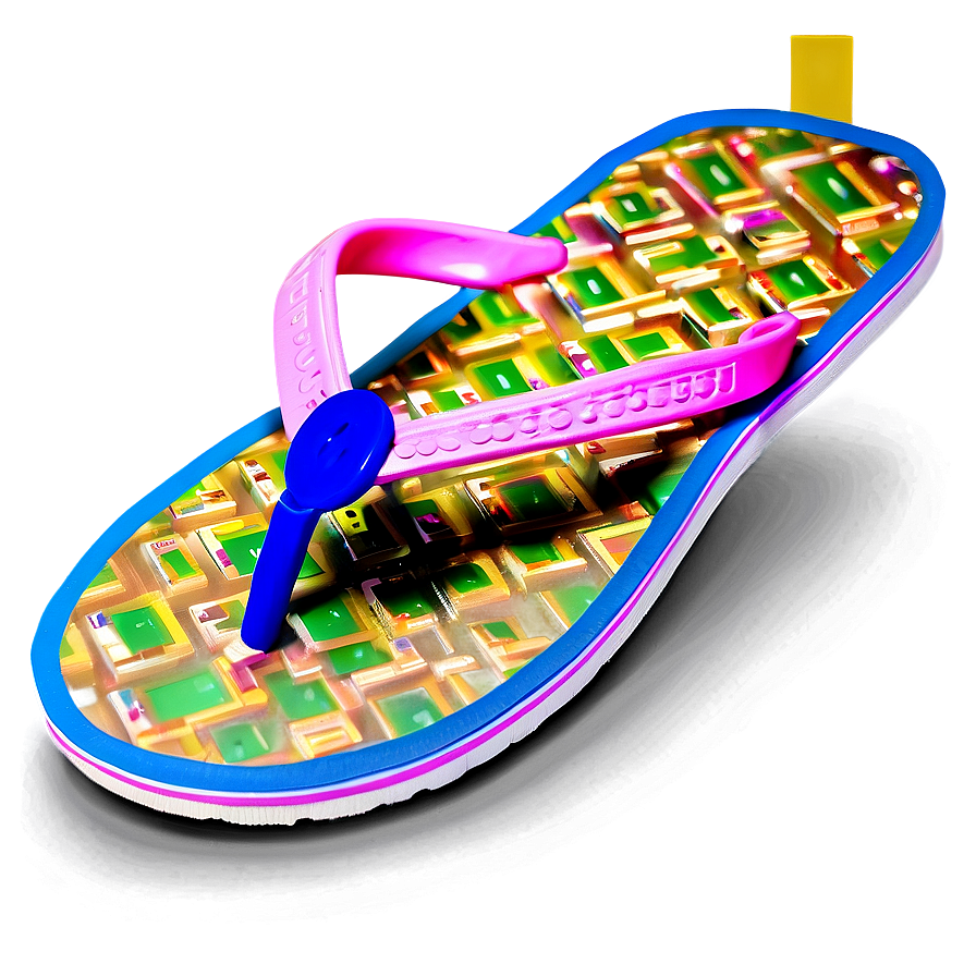 Cool Graphic Flip Flop Png 06132024 PNG