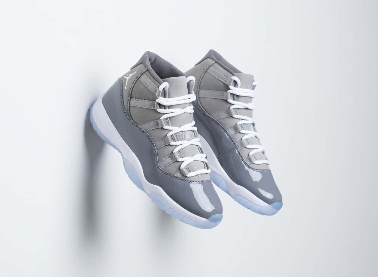 Cool Gray Sneakers Wallpaper