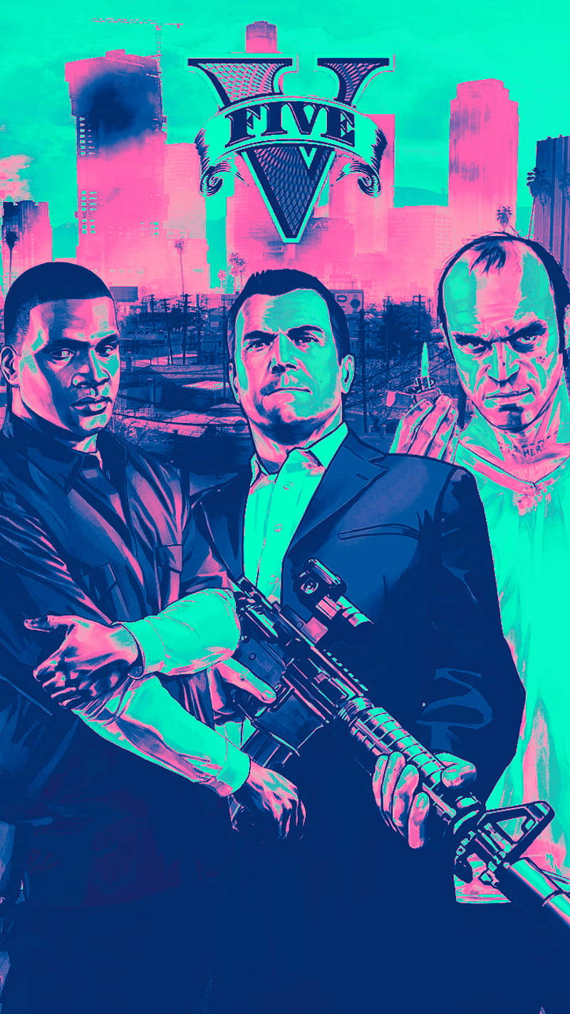 Race to the Finish Line in "Cool GTA 5" Wallpaper