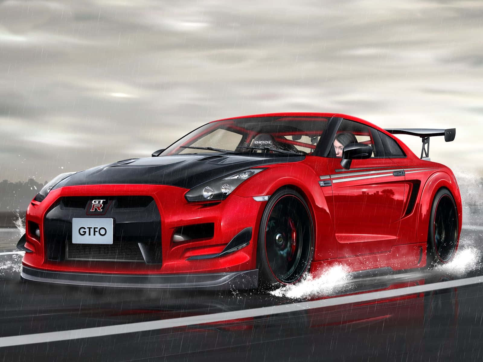 "Feel the thrill with this Cool GTR" Wallpaper