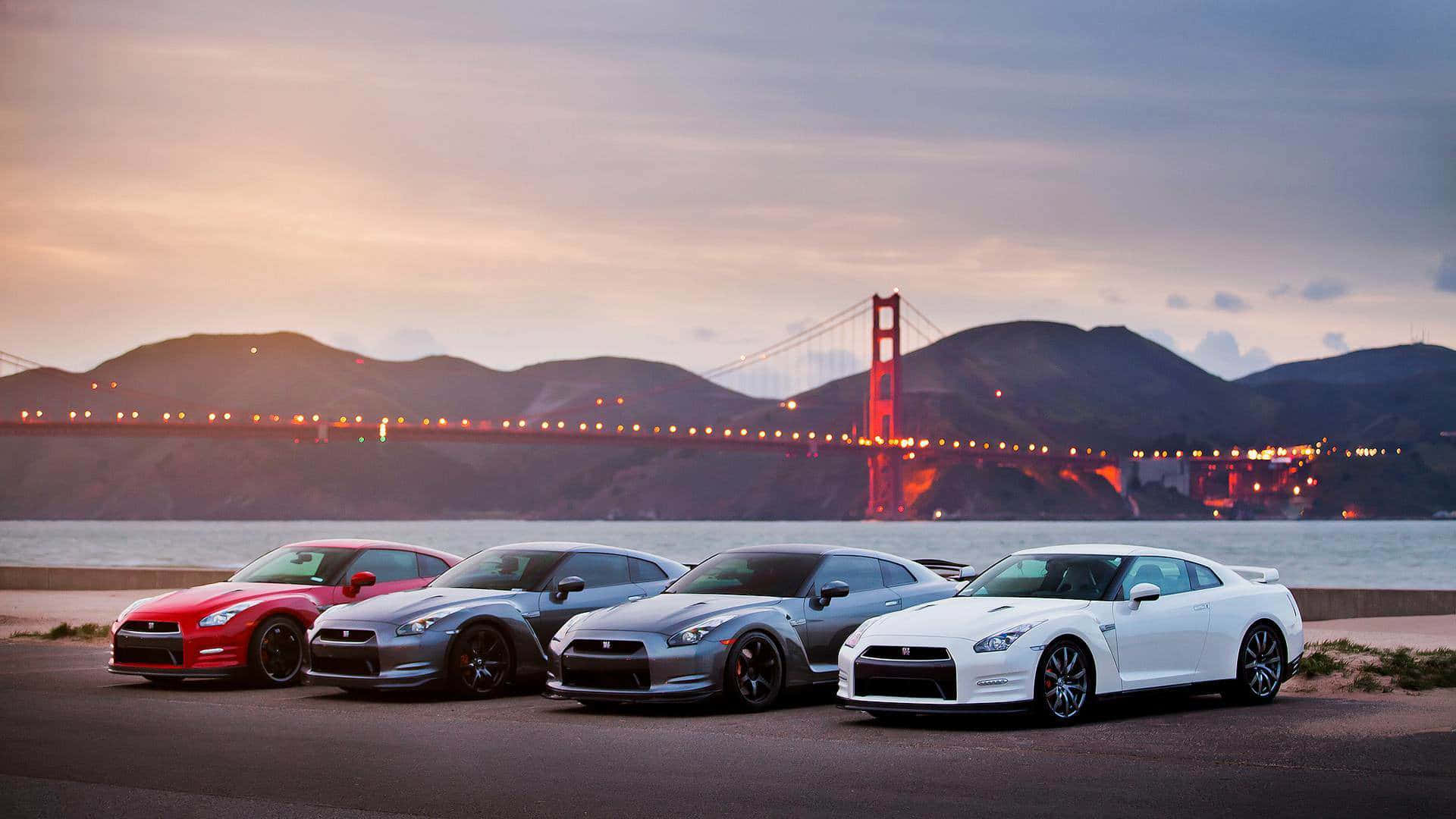 Power and Style: The Cool GTR Wallpaper