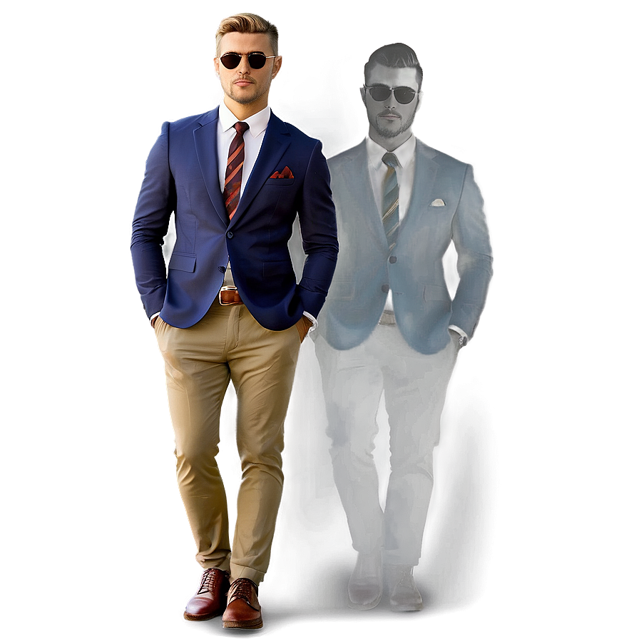 Cool Guy In Suit Png 06252024 PNG