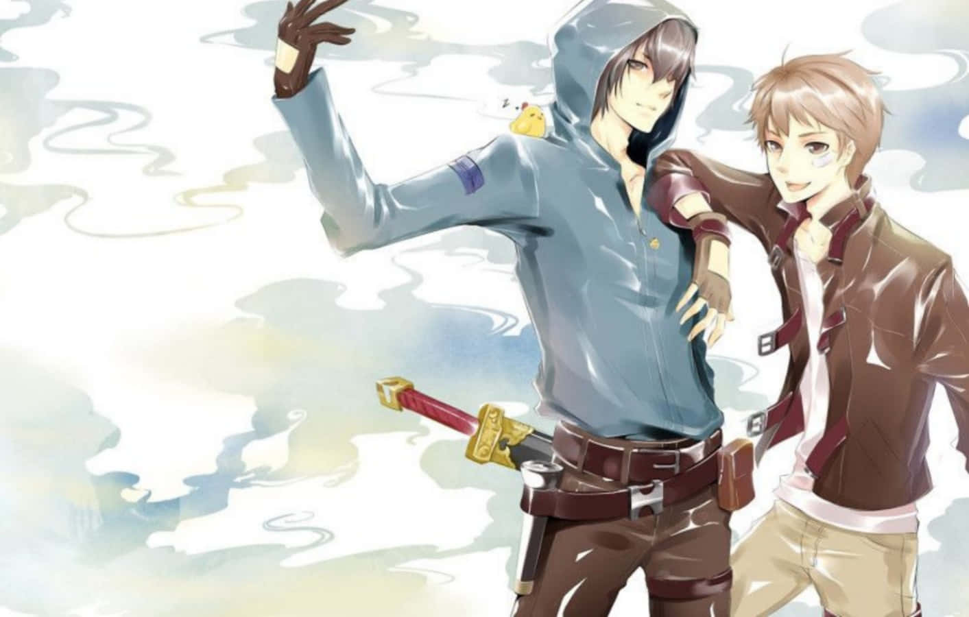 anime guy in the rain with sword｜TikTok Search