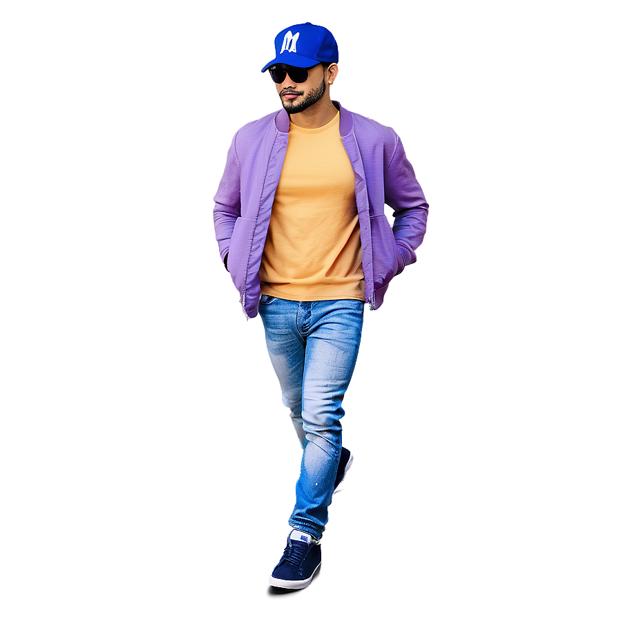 Cool Guy With Cap Png Psi PNG