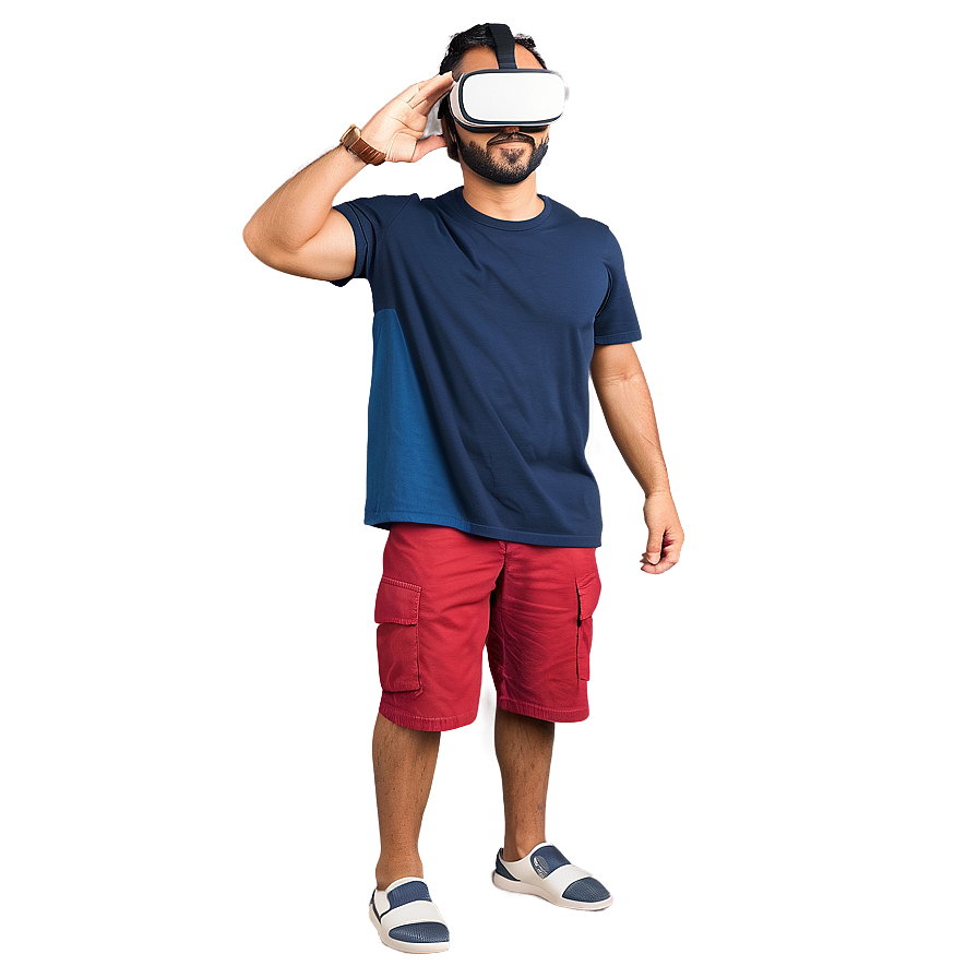 Cool Guy With Virtual Reality Png Jaa72 PNG