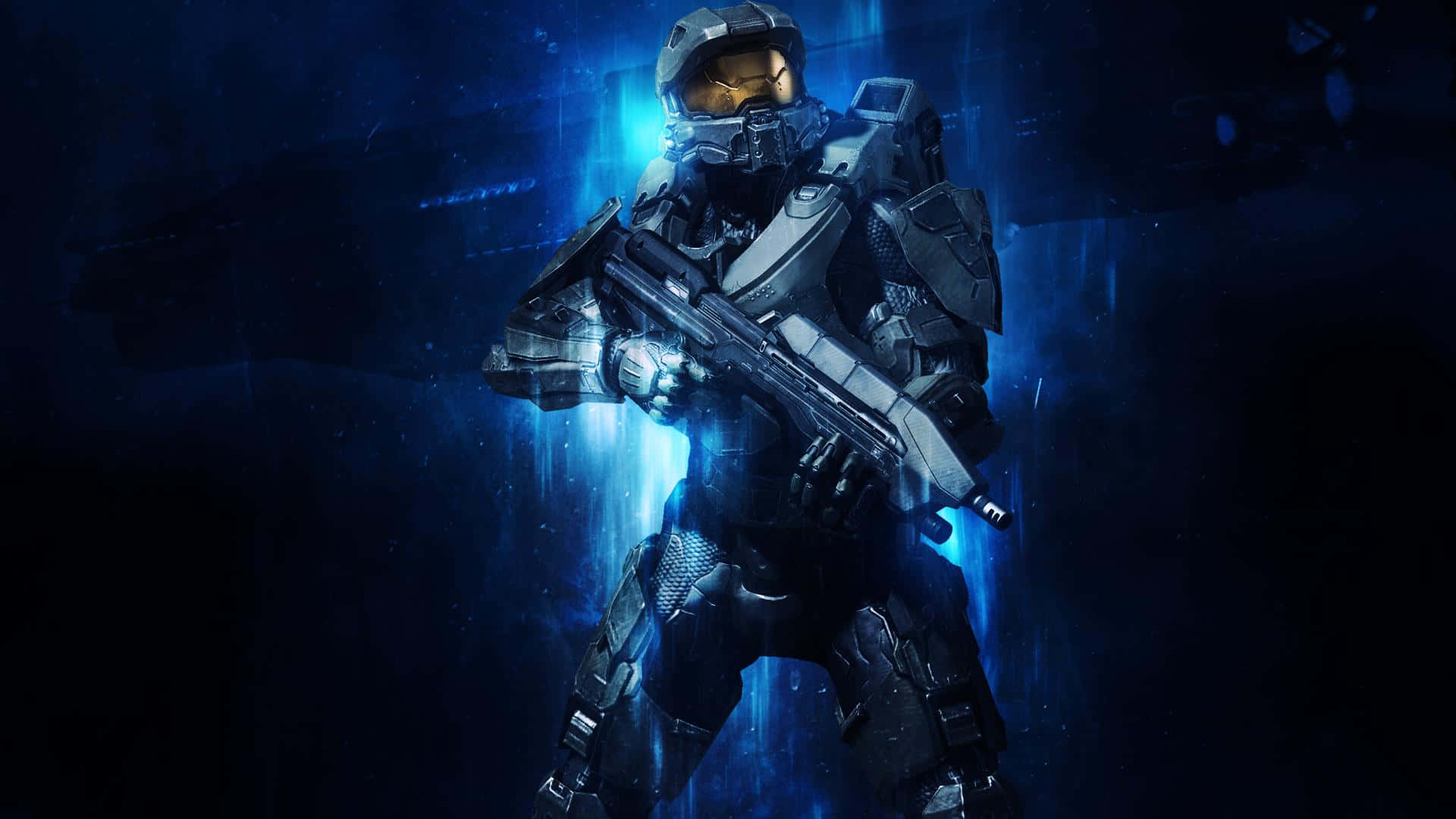 Cool Halo In Blue Wallpaper