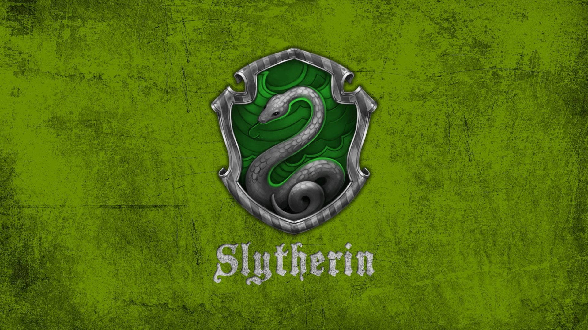 Cool Harry Potter Green Slytherin Wallpaper