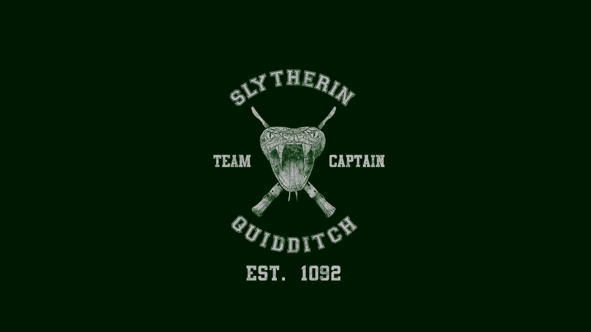 Cool Harry Potter Slytherin Quidditch Kaptajn Wallpaper