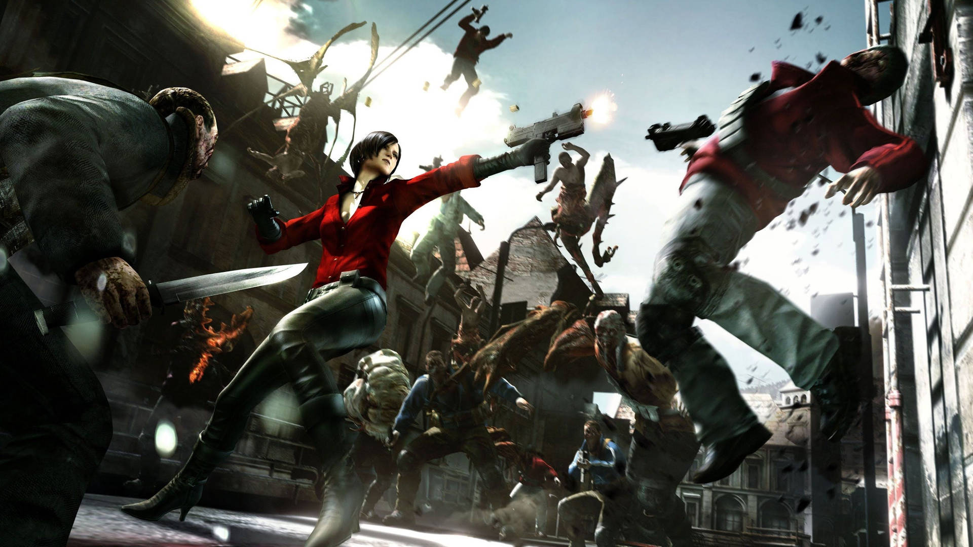 Stay prepared and remain vigilant — Ada Wong in Resident Evil Wallpaper