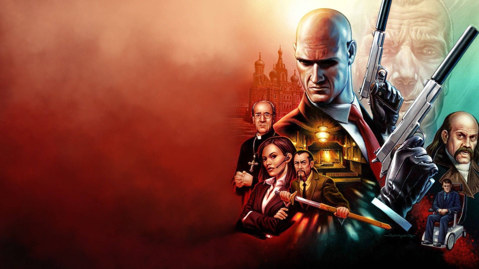Cool Hitman Absolution Poster Background