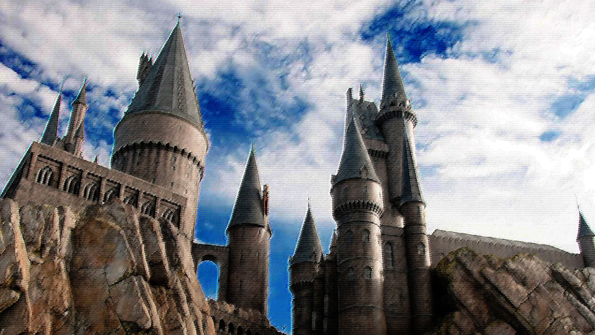 Cool Hogwarts Castle Aesthetic Wallpaper