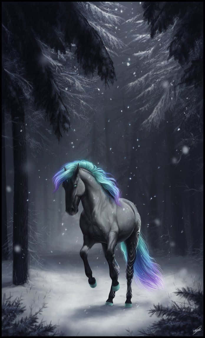 Power and Strength in Freedom | Cool Horse Wallpaper