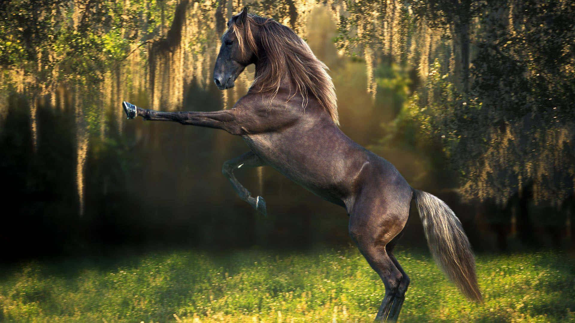 Se denne sjove hest! Wallpaper