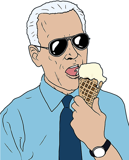 Cool Ice Cream Enjoyment Cartoon PNG