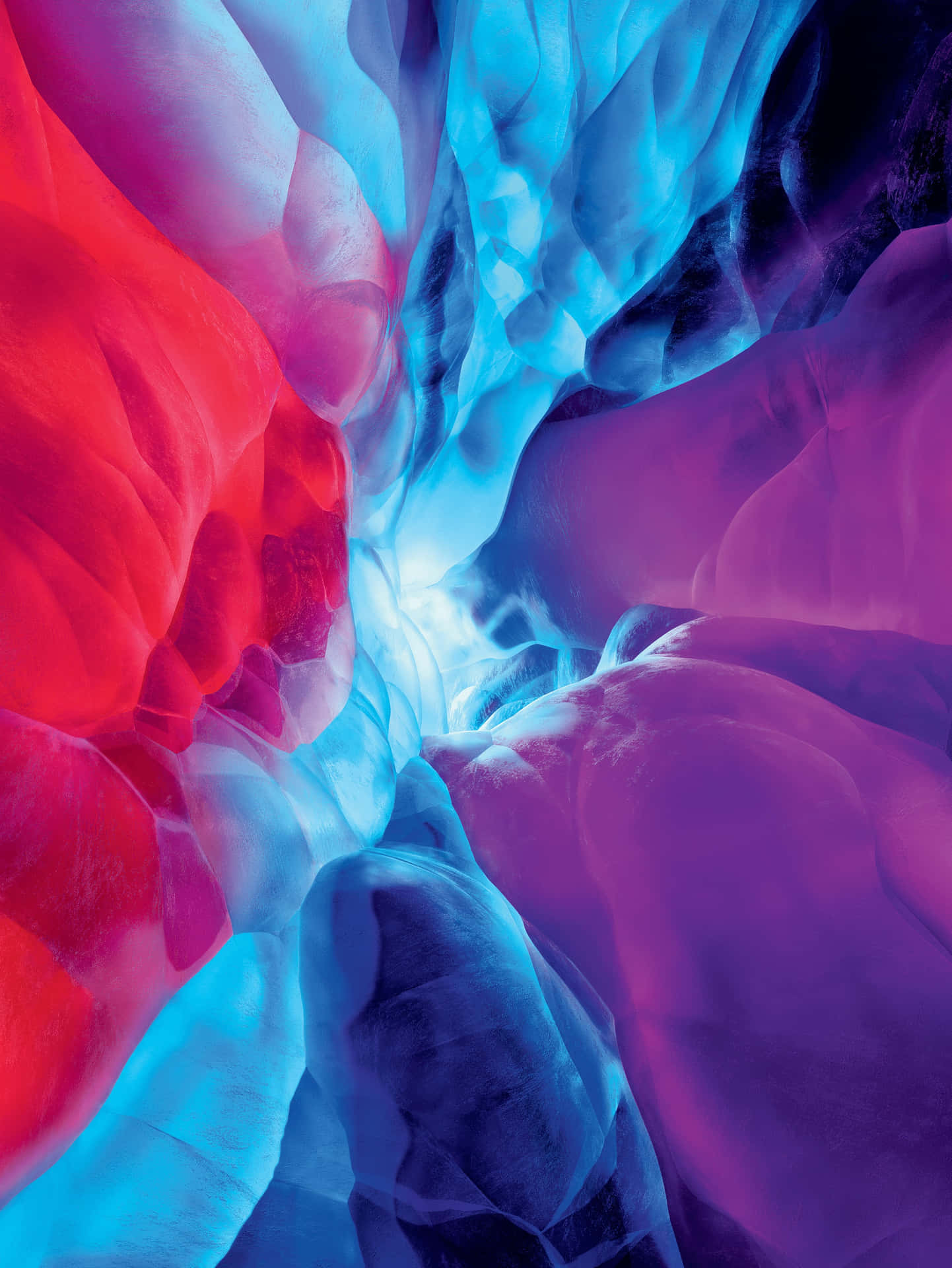 Cool iPad Pro Abstract Colors Wallpaper