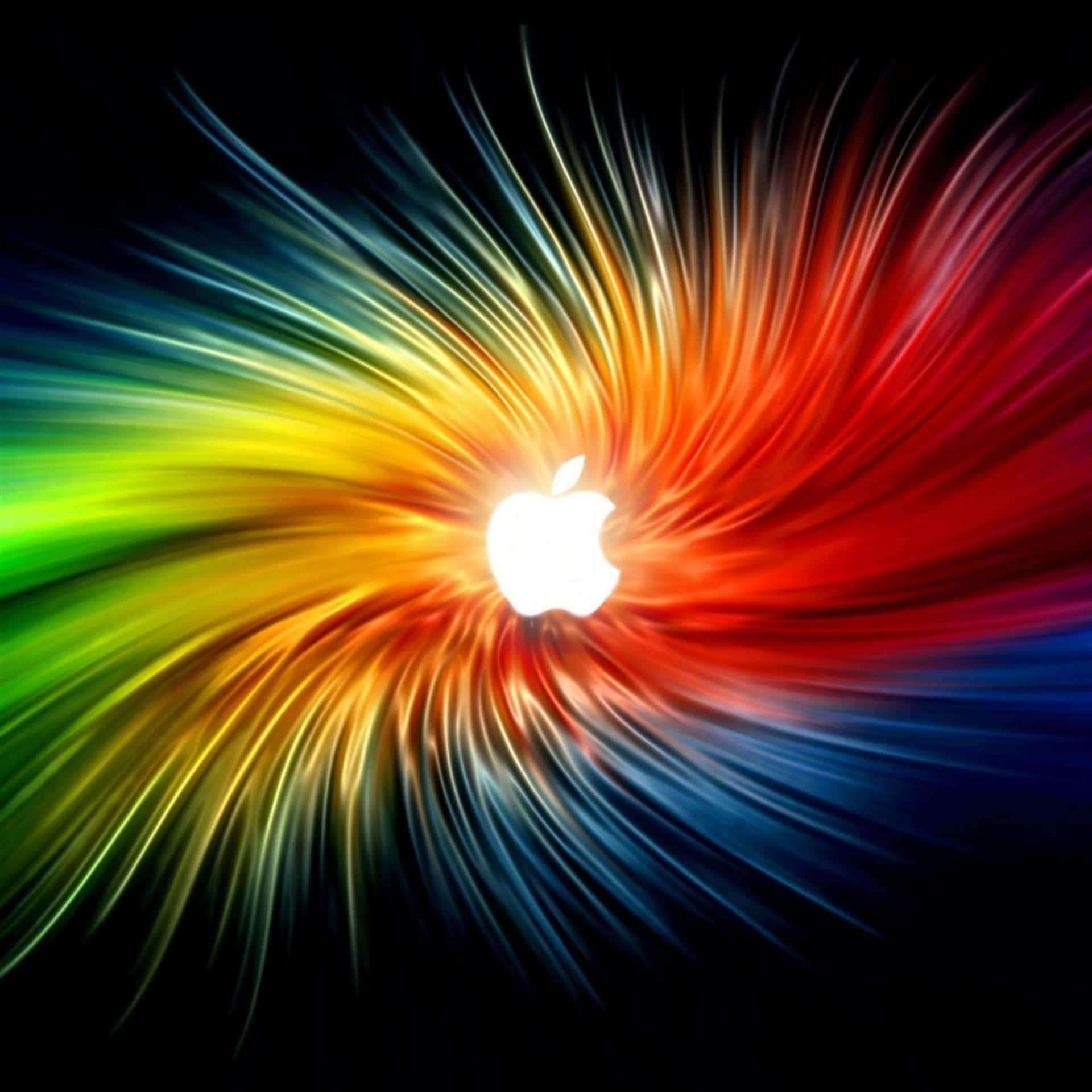 Cool iPad Pro Color Swirl Wallpaper