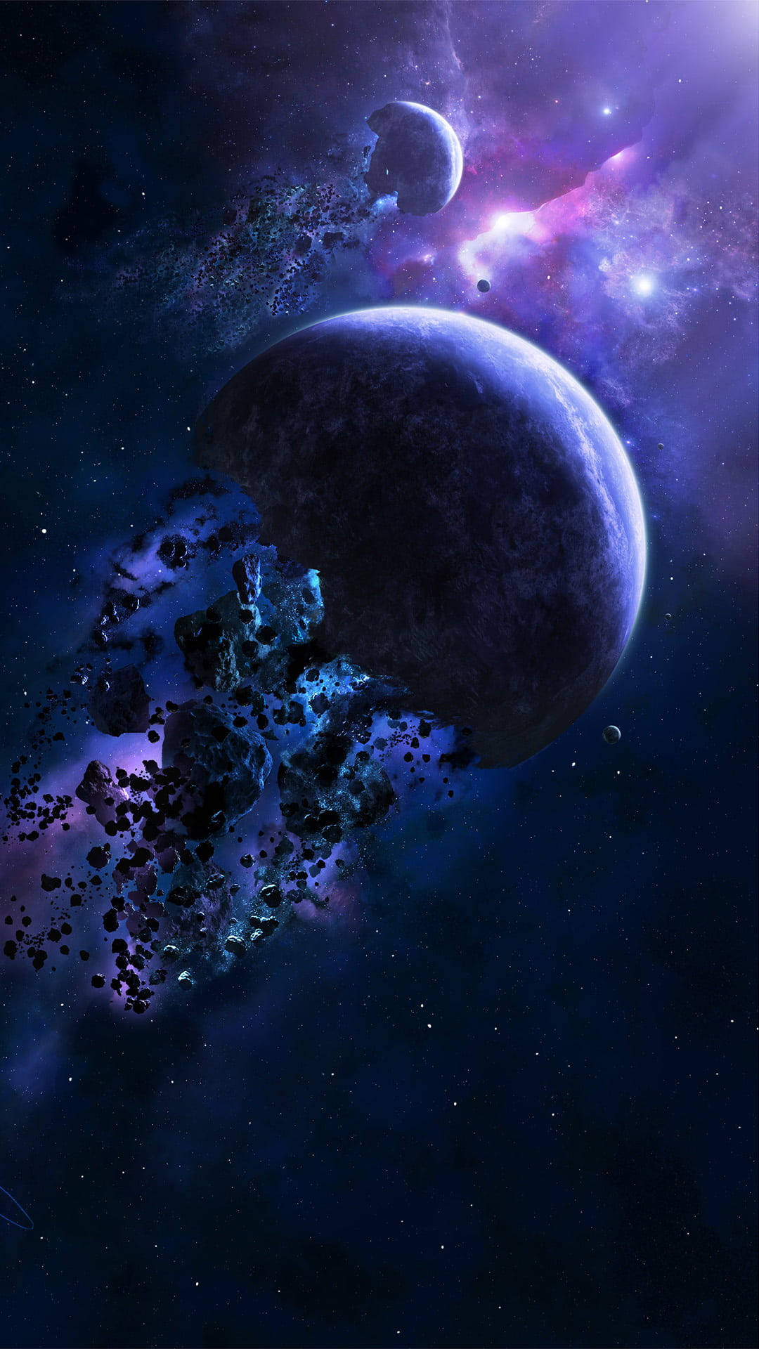 Cool Iphone 11 Destroyed Planet Wallpaper