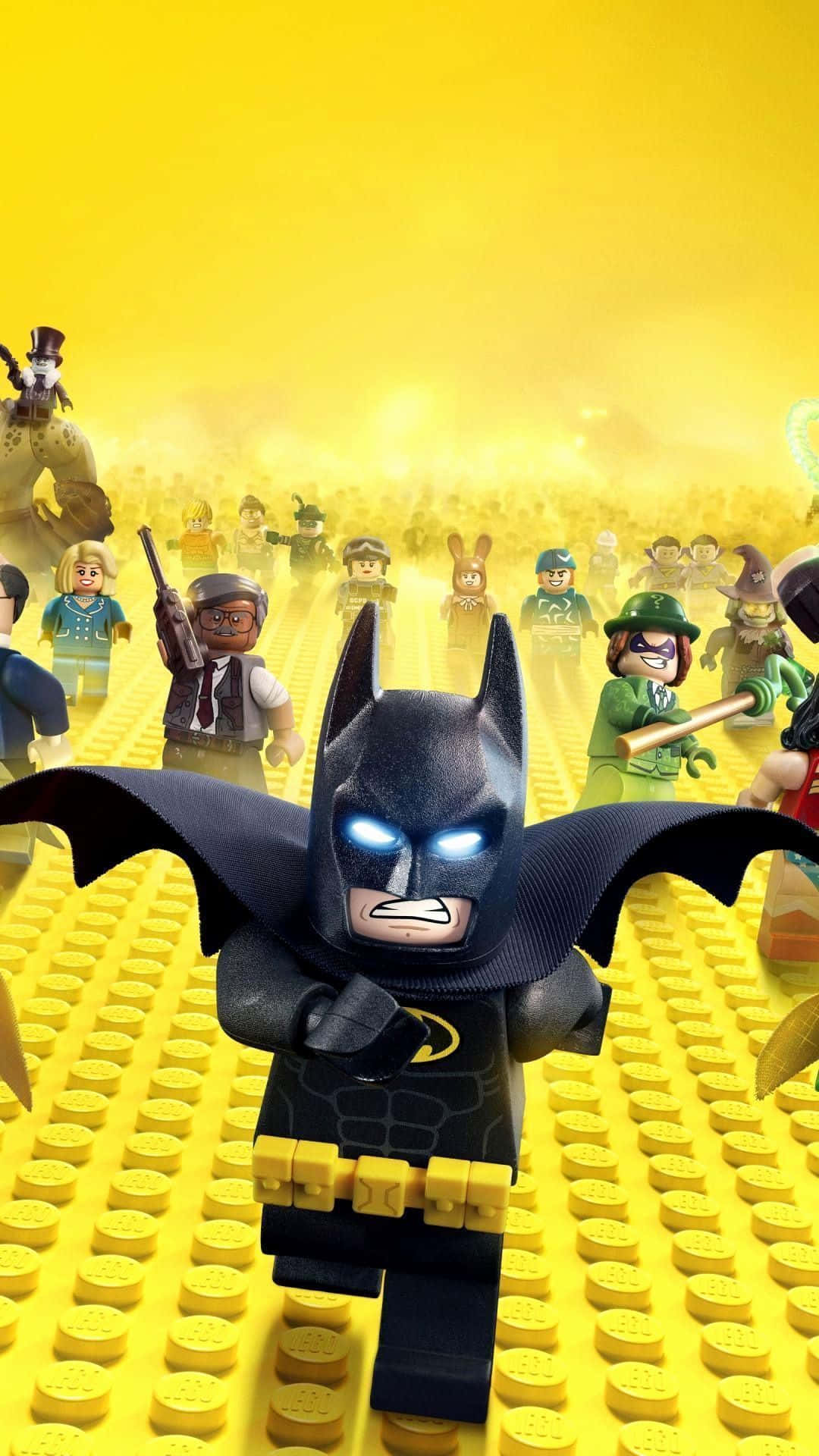 Det Lego Batman-filmplakatmønster Wallpaper