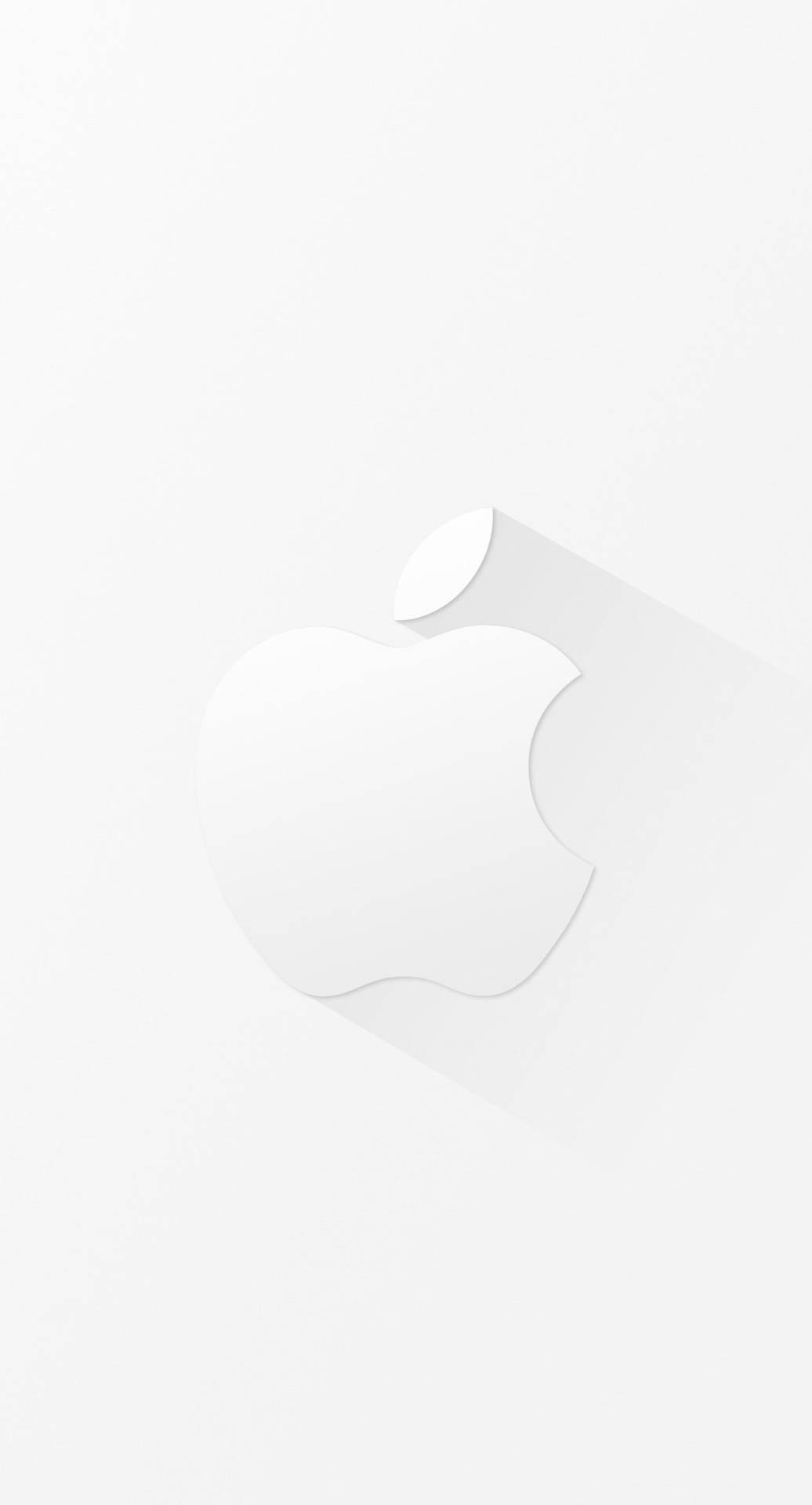 Cool Iphone White Minimalist Apple Logo Picture